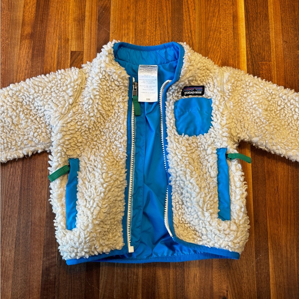 Patagonia 12 month Sherpa zip up